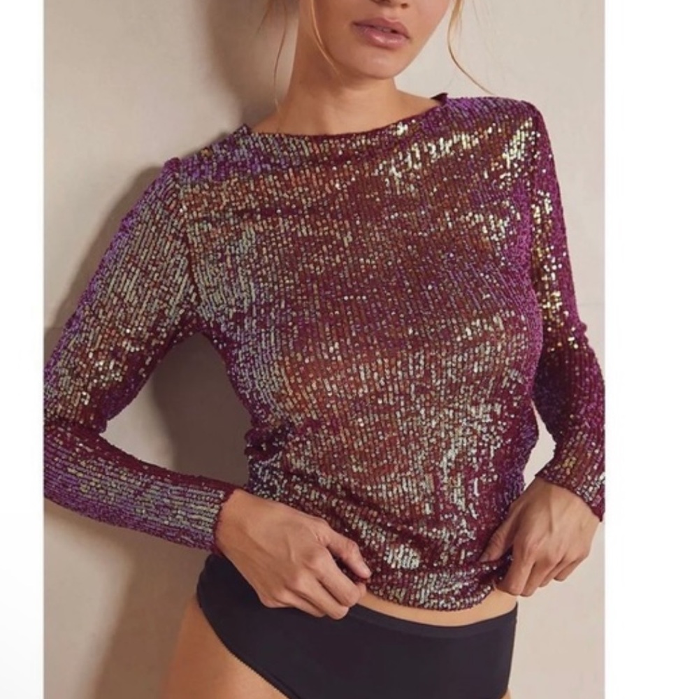 Free People Gold Rush Top